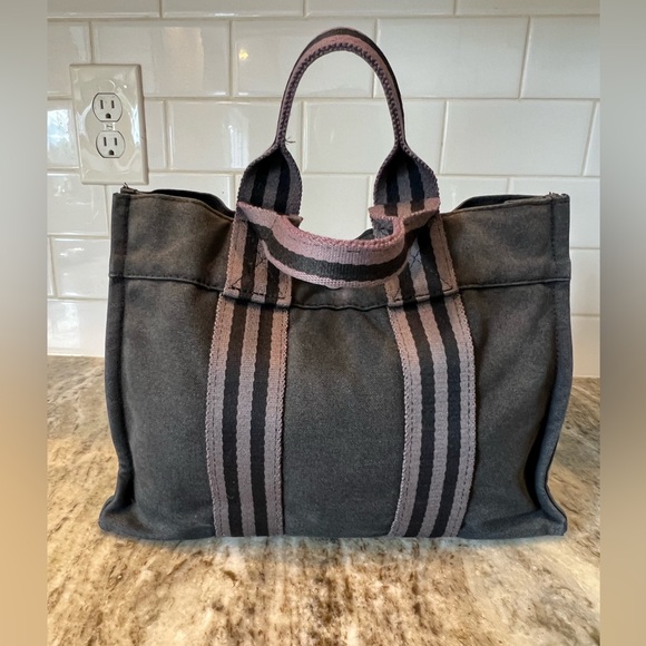 MINI HERMES TOTE (SOME RUBBING) - Picture 3 of 8